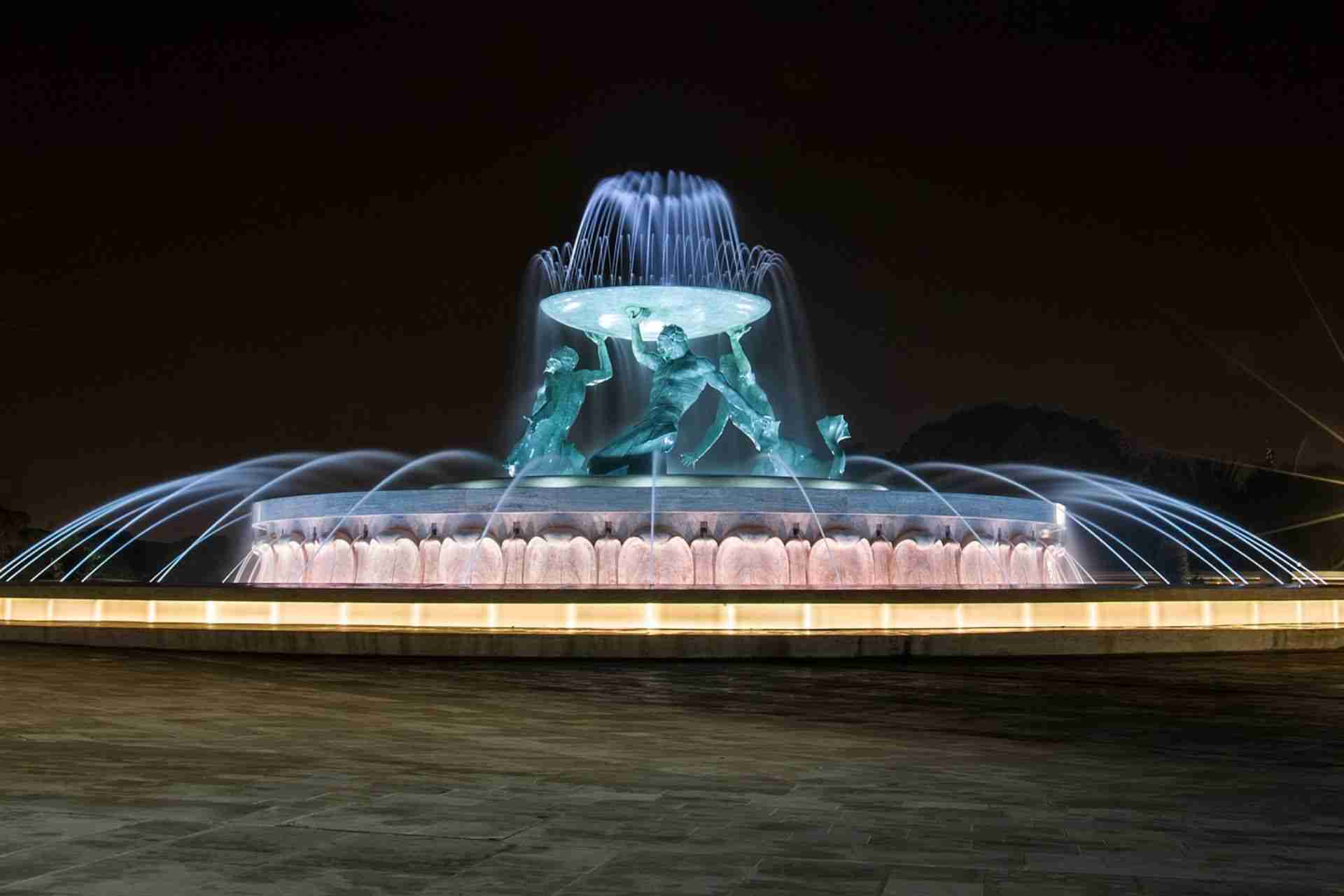 The Triton Fountain Restored