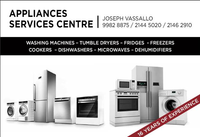 Appliances Repair Centre - Domestic Appliances - Repair & Parts